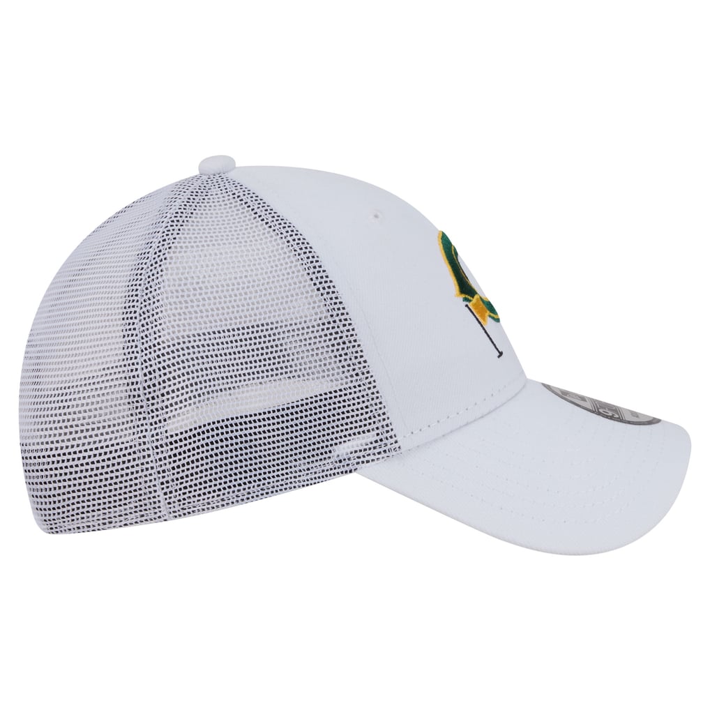 Cincinnati Reds New Era Flag 9FORTY Trucker Adjustable Hat - White
