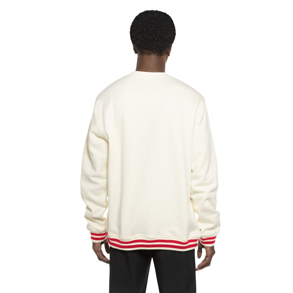 Cincinnati Reds New Era Throwback Sweatshirt - White
