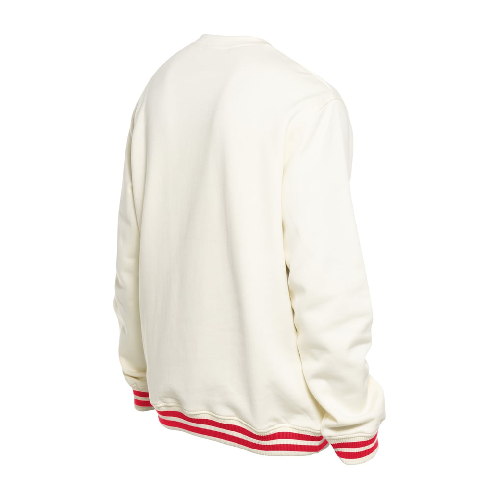 Cincinnati Reds New Era Throwback Sweatshirt - White