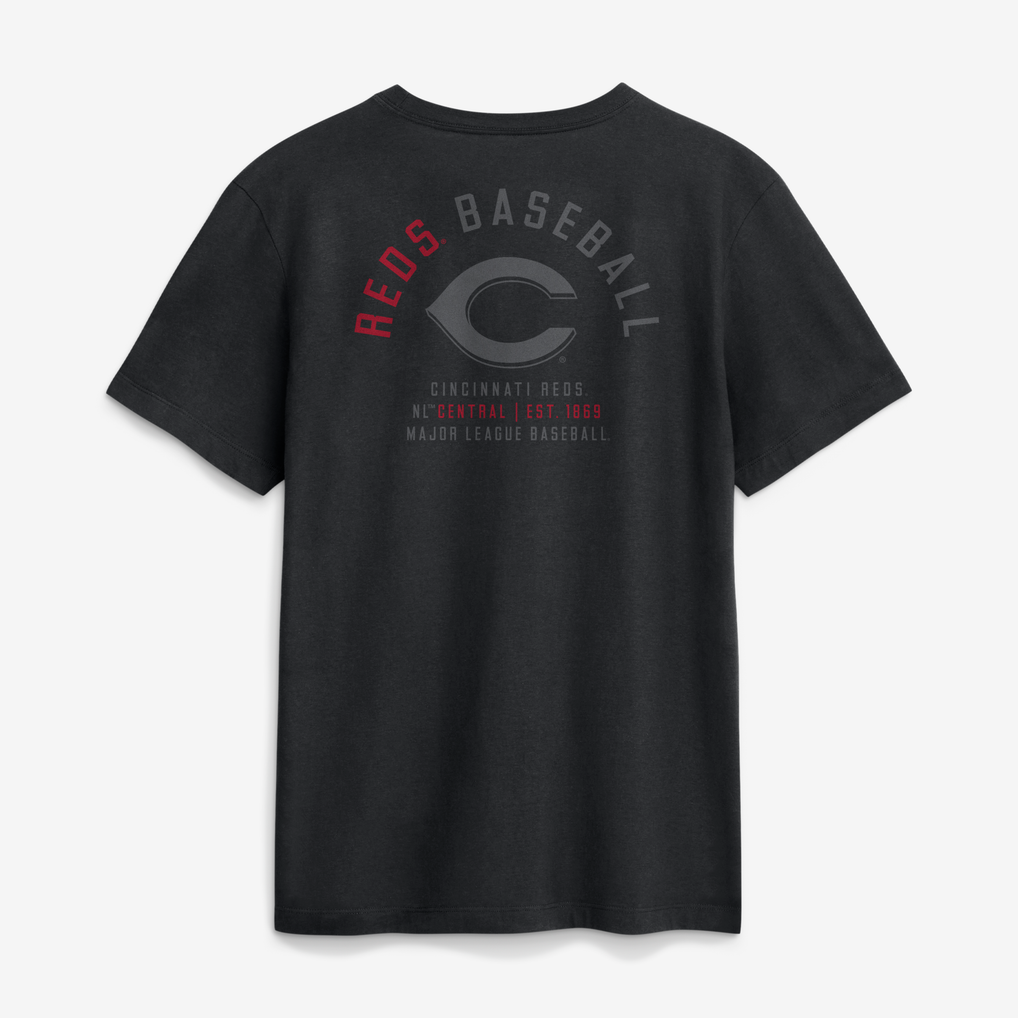 Cincinnati Reds Nike Split Logo T-Shirt - Black
