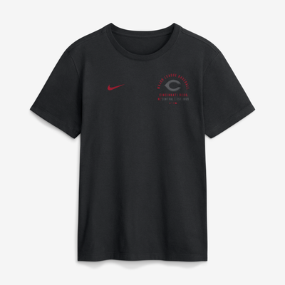Cincinnati Reds Nike Split Logo T-Shirt - Black