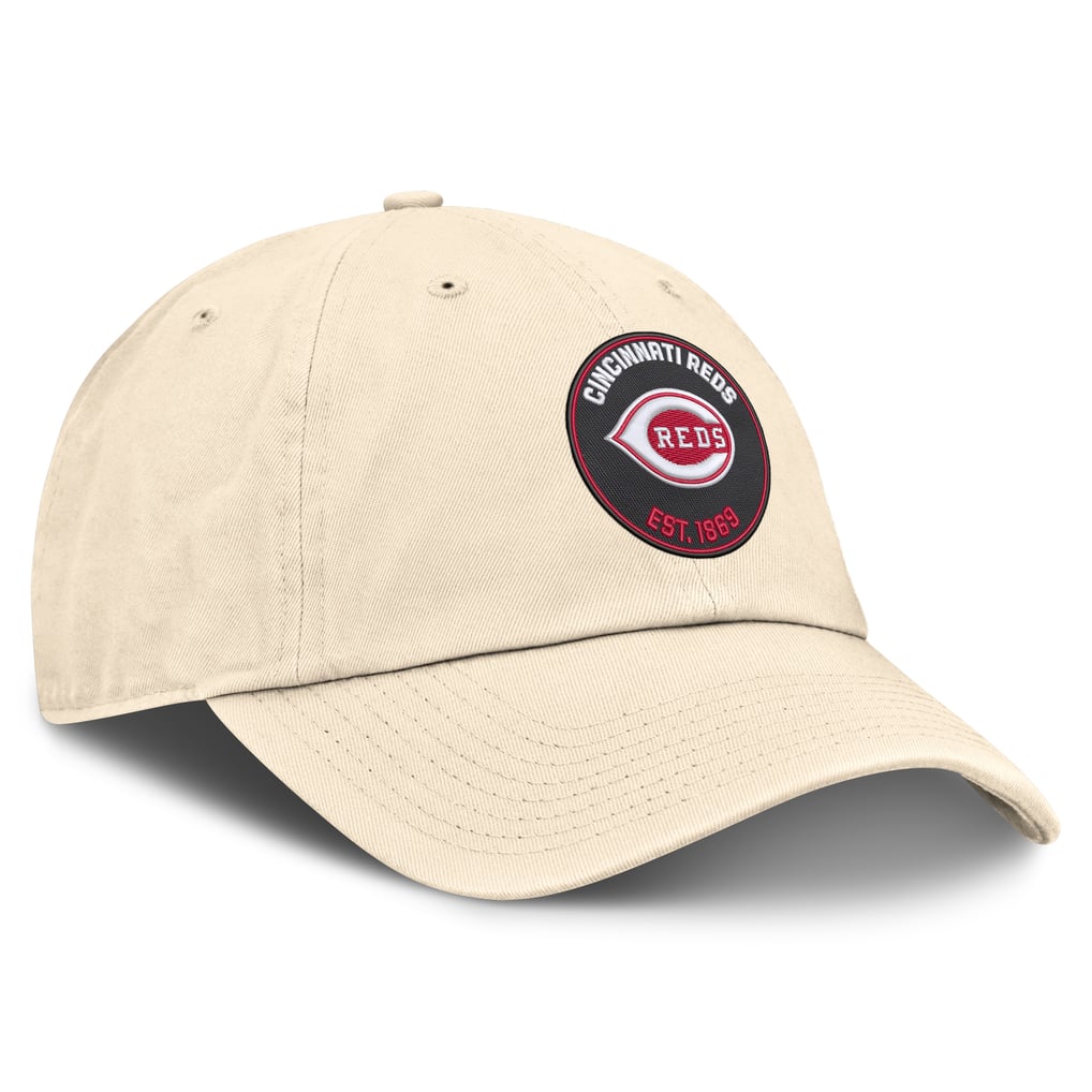 Cincinnati Reds Nike Cooperstown Collection Club Adjustable Hat - Natural