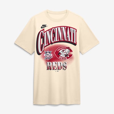 Cincinnati Reds Nike Vintage Tri-Blend T-Shirt - Natural
