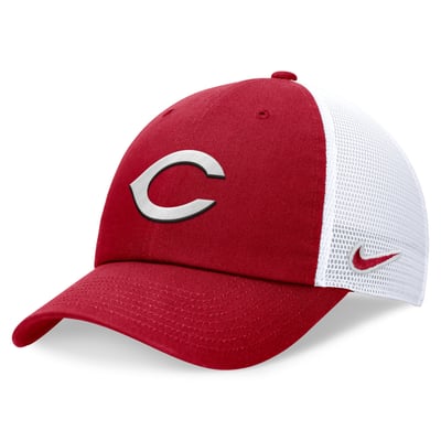 Cincinnati Reds Nike Club Trucker Adjustable Hat - Red
