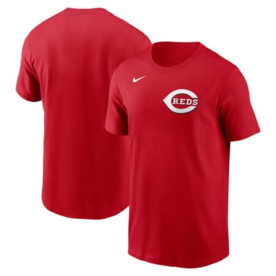 Cincinnati Reds Nike Fuse Wordmark T-Shirt - Red