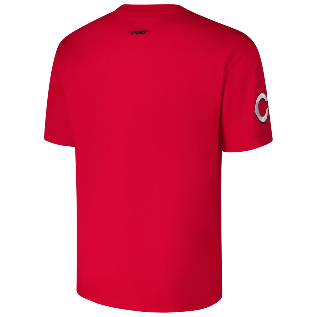 Cincinnati Reds Pro Standard Turn It Up Dropped Shoulder T-Shirt - Red