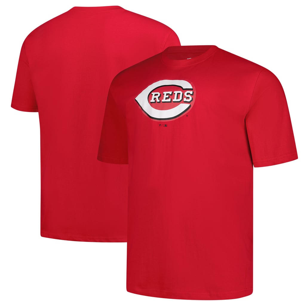 Cincinnati Reds Profile Big & Tall Primary Logo T-Shirt - Red