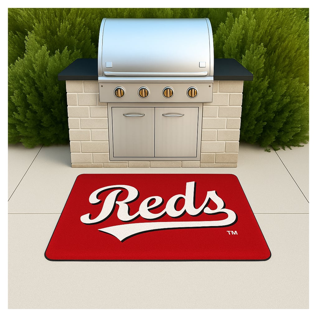  Cincinnati Reds My Home Team Turf 4' x 6' Welcome Rug