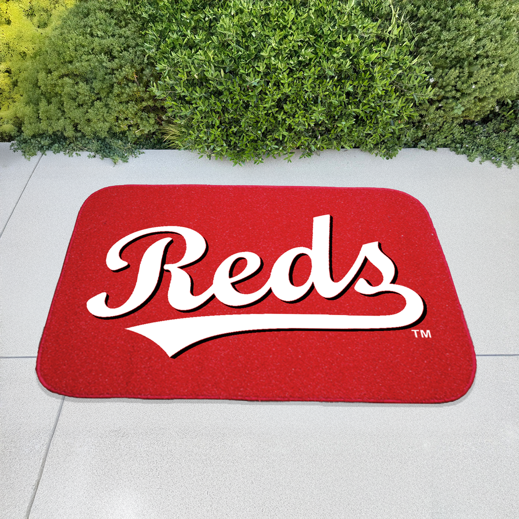  Cincinnati Reds My Home Team Turf 4' x 6' Welcome Rug