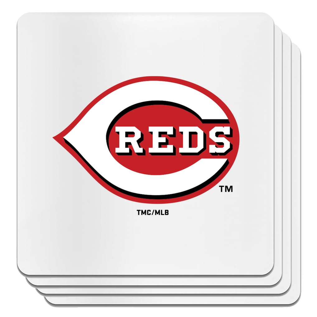 Cincinnati Reds The Memory Company Square Ceramic Coaster Set