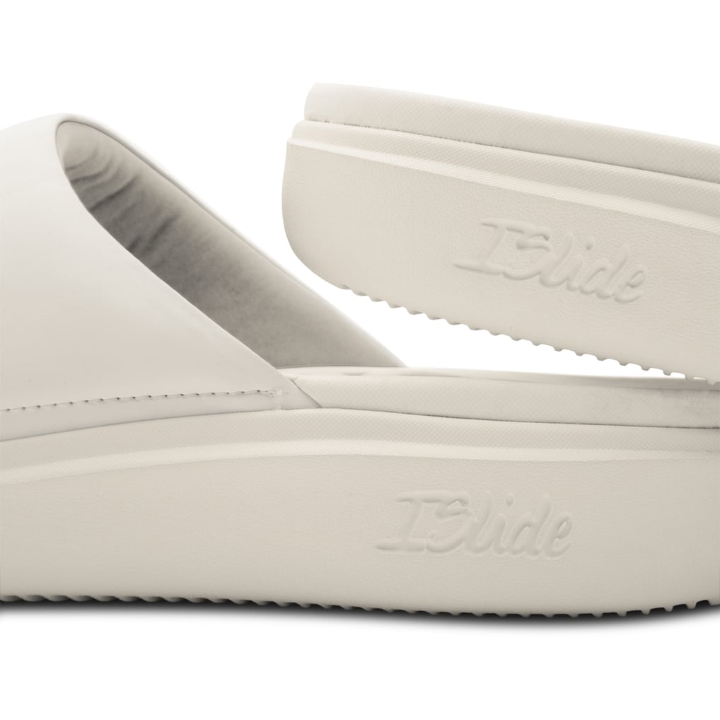 Cincinnati Reds ISlide Unisex Minimalistic Motive Slide Sandals - Cream