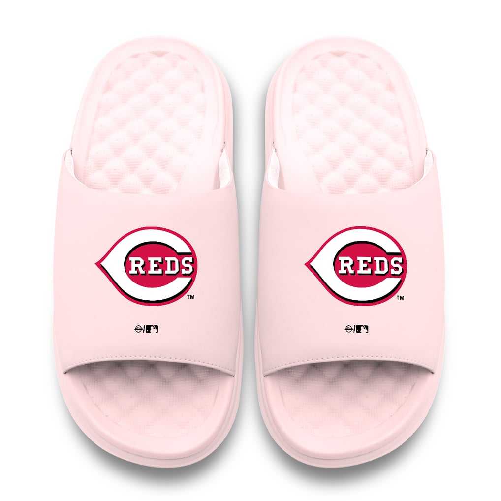 Cincinnati Reds ISlide Unisex Primary Motive Slide Sandals - Pink