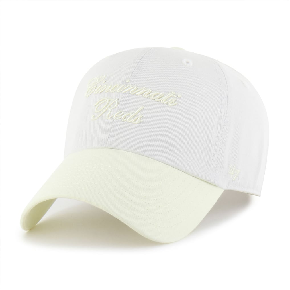 Cincinnati Reds '47 Women's Gelato Two-Tone Clean Up Adjustable Hat - White/Yellow