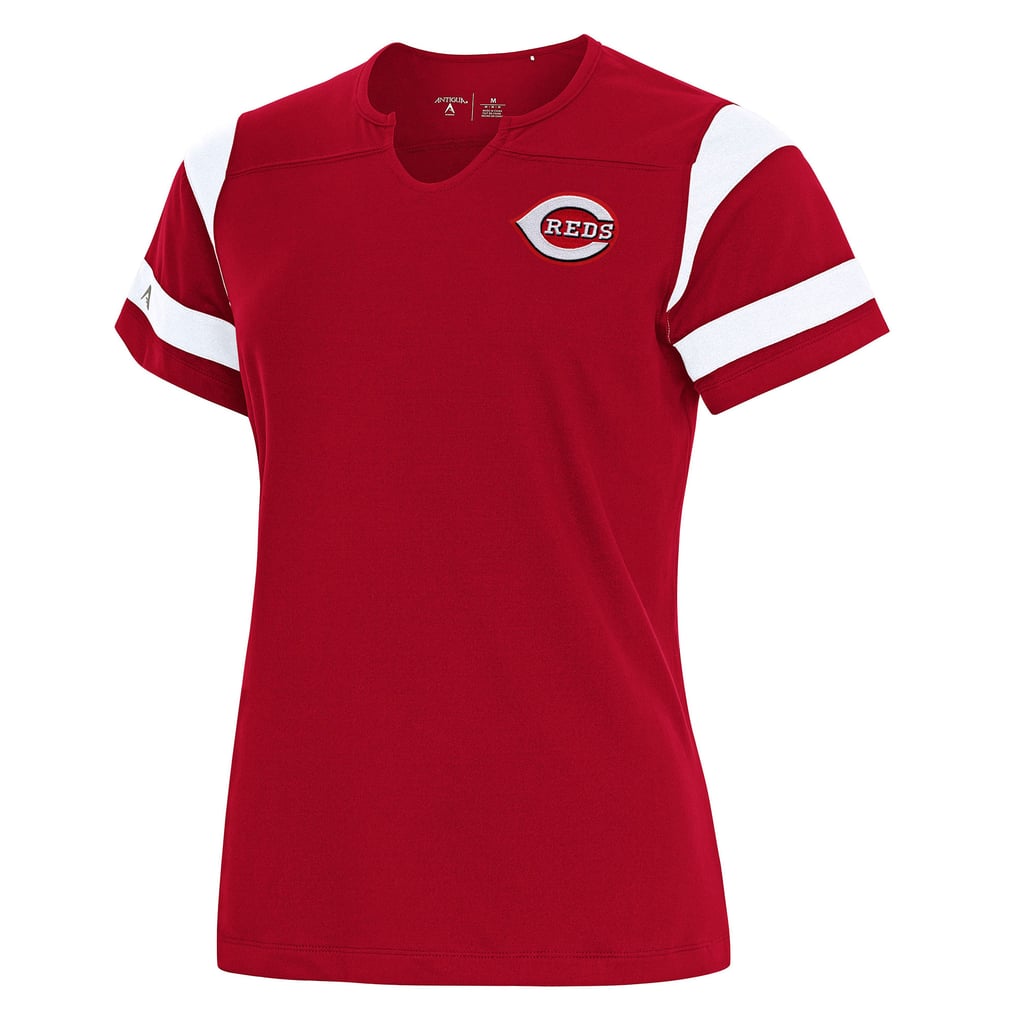 Cincinnati Reds Antigua Women's Encounter Notch Neck Top - Red