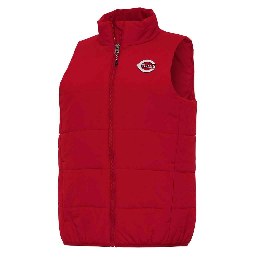 Cincinnati Reds Antigua Women's Experience Full-Zip Vest - Red
