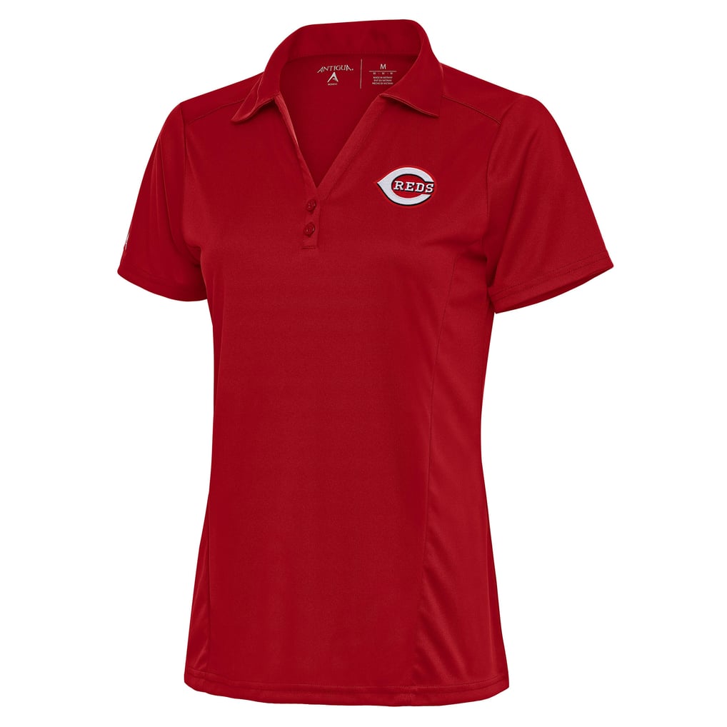 Cincinnati Reds Antigua Women's Logo Tribute Polo - Red