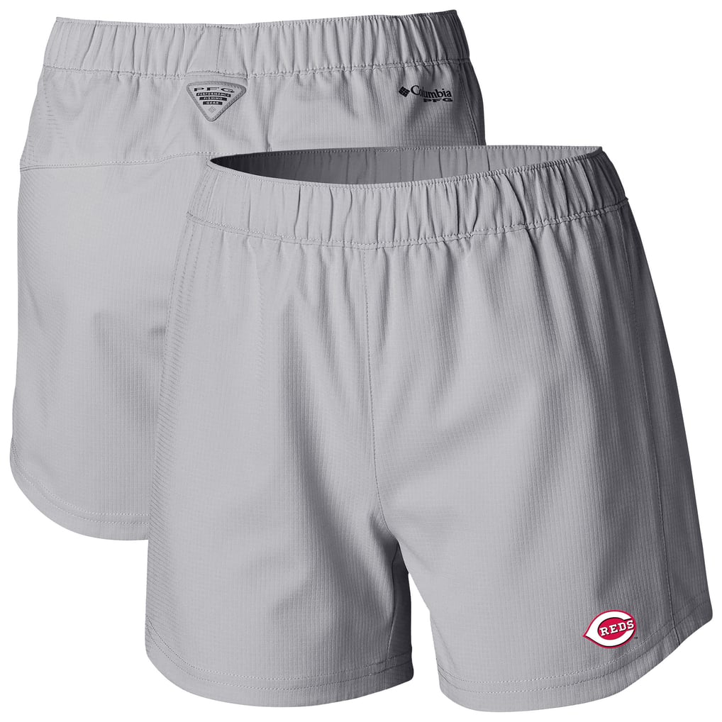 Cincinnati Reds Columbia Women's Tamiami Pull-On Shorts - Gray