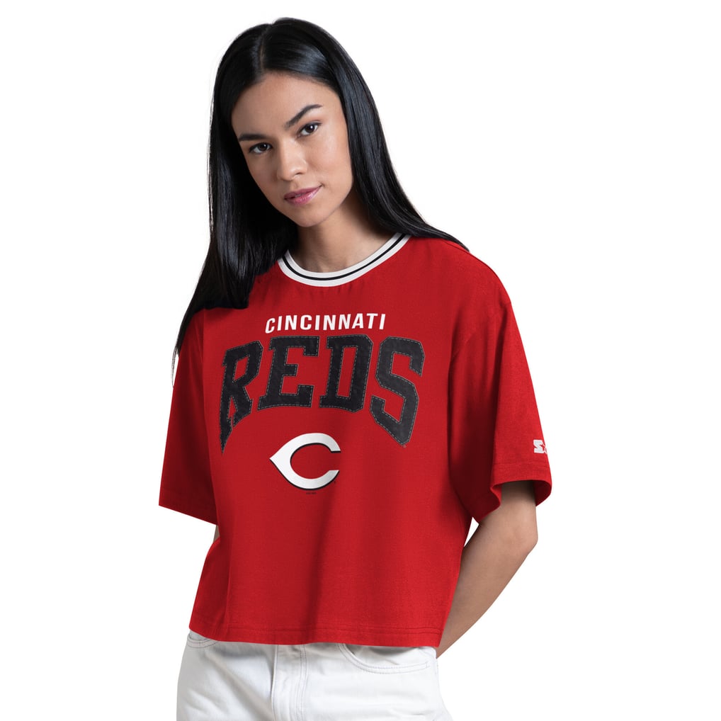  Cincinnati Reds Starter Women's Ace Cropped T-Shirt - Red