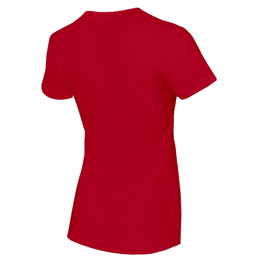 Cincinnati Reds Tiny Turnip Women's Baseball Flag T-Shirt - Red