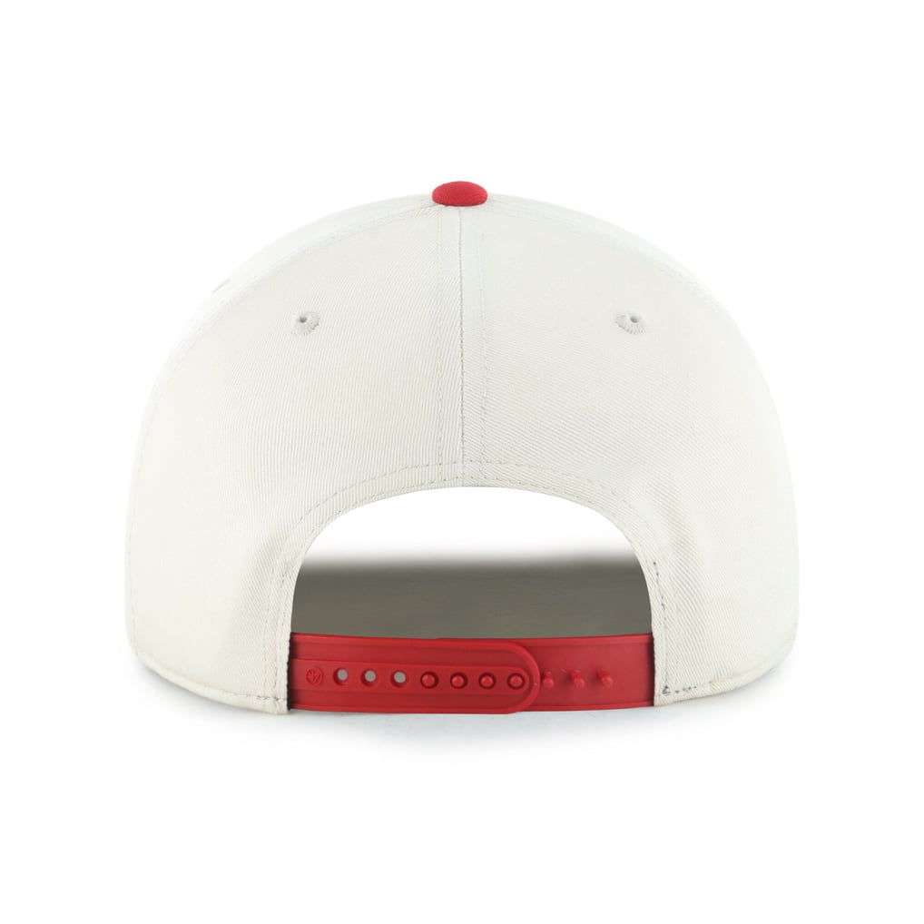 Cincinnati Reds '47 Youth Frame Out Hitch Adjustable Hat - Natural/Red
