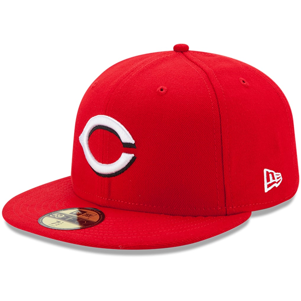 Cincinnati Reds New Era Youth Authentic Collection On-Field Home 59FIFTY Fitted Hat - Red