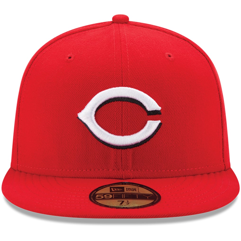 Cincinnati Reds New Era Youth Authentic Collection On-Field Home 59FIFTY Fitted Hat - Red
