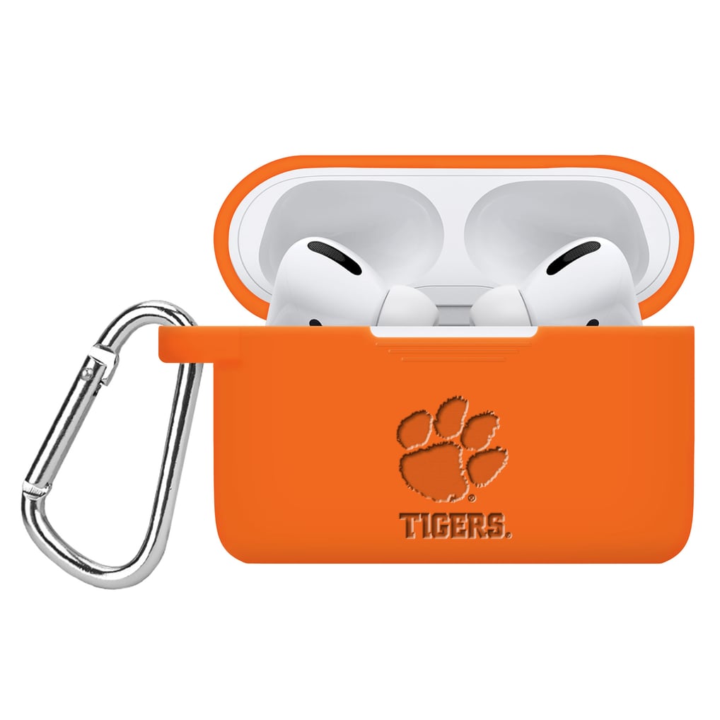 Clemson Tigers Affinity Bands Debossed Silicone Airpods Pro Case Cover
