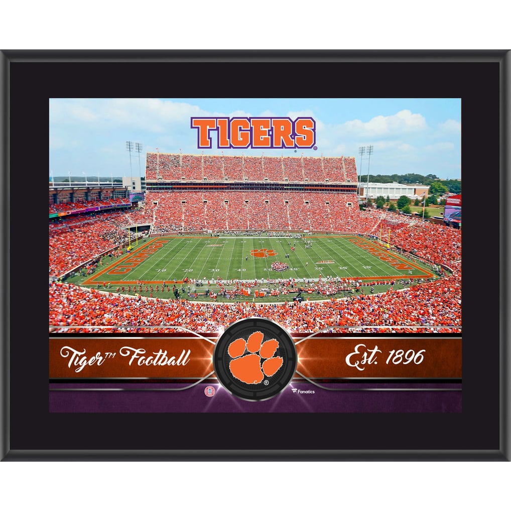 Clemson Tigers Fanatics Authentic 10.5" x 13" Sublimated Team Plaque