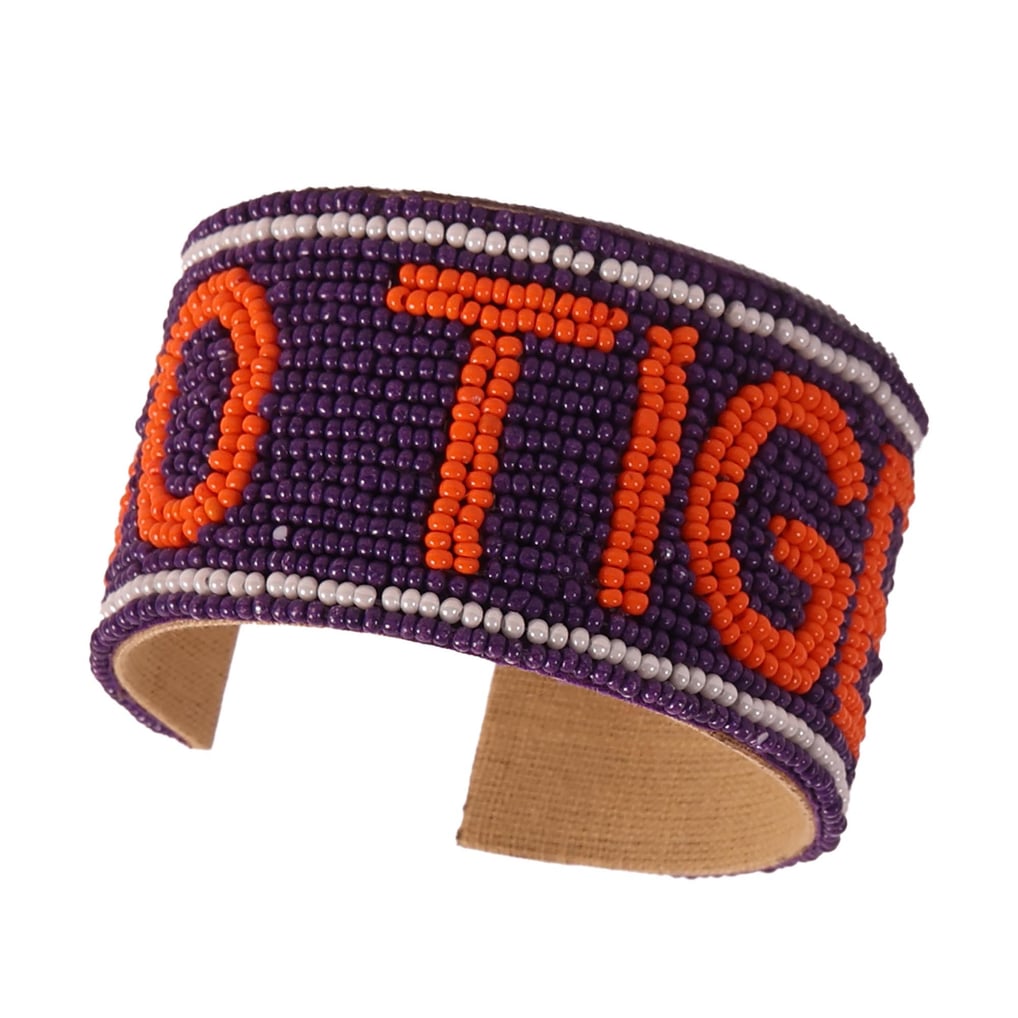 Clemson Tigers Beaded Cuff Wristlet