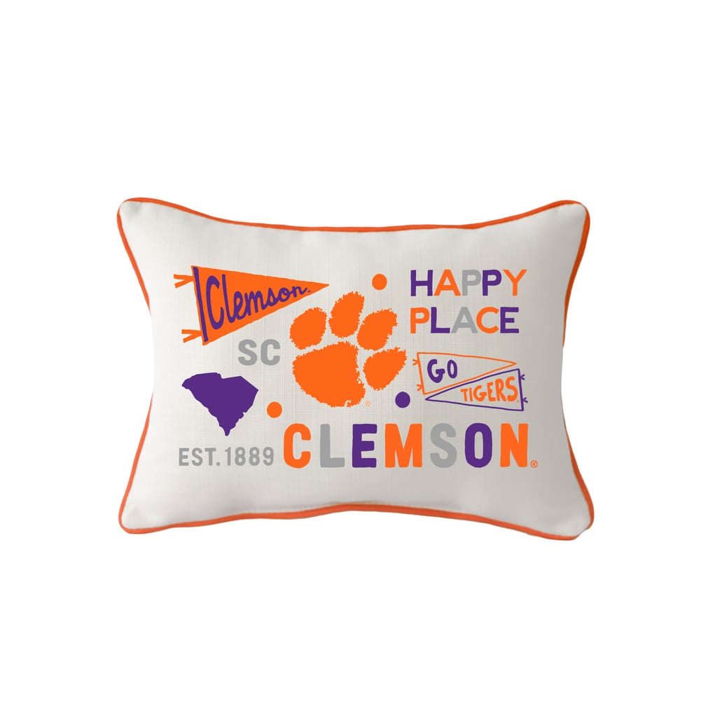  Clemson Tigers Little Birdie Rectangular Piped Pillow
