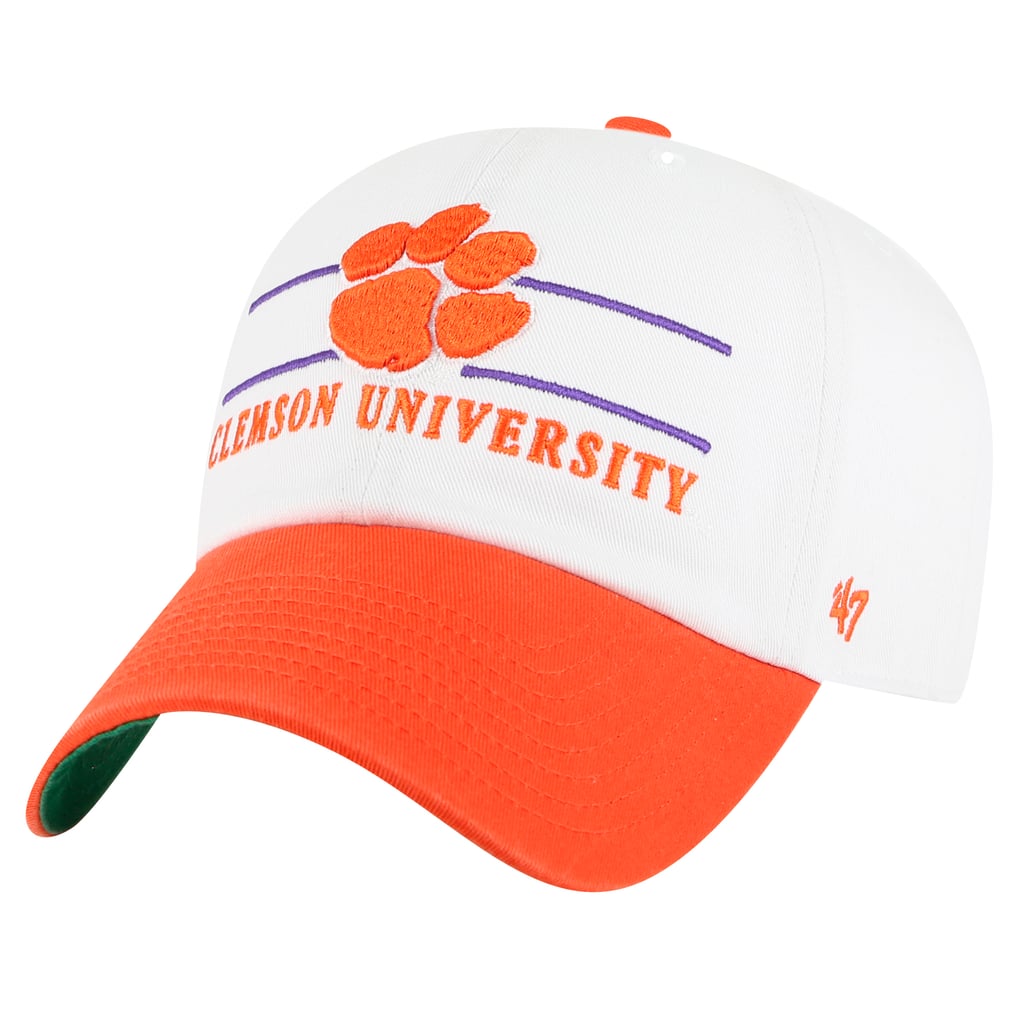 Clemson Tigers '47 Gridiron Clean Up Adjustable Hat - White