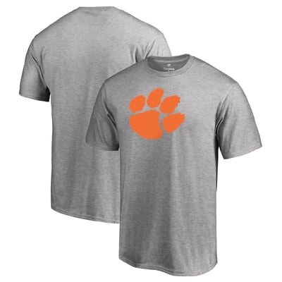 Clemson Tigers Primary Team Logo T-Shirt - Ash