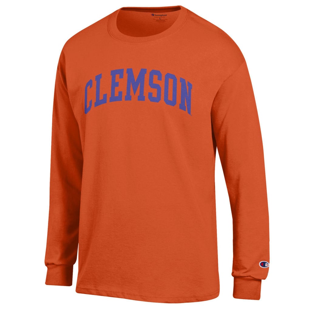  Clemson Tigers Champion Basic Arch Long Sleeve T-Shirt - Orange