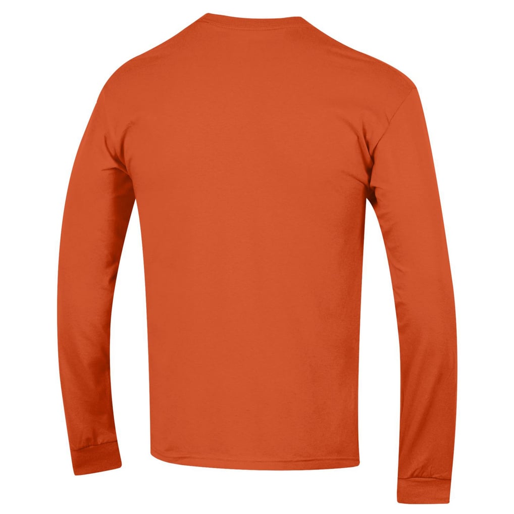  Clemson Tigers Champion Basic Arch Long Sleeve T-Shirt - Orange