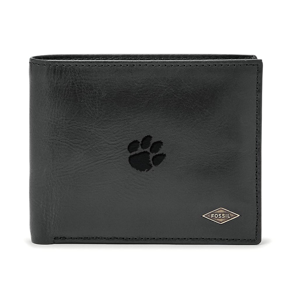 Clemson Tigers Fossil Ryan RFID Passcase - Black