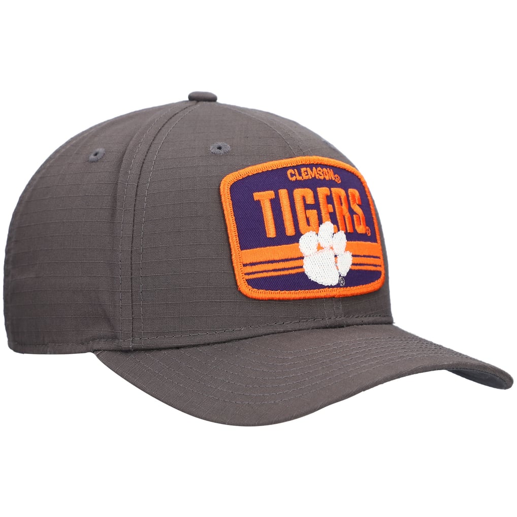 Clemson Tigers New Era Team Elevated 9SEVENTY Stretch-Snap Adjustable Hat - Charcoal