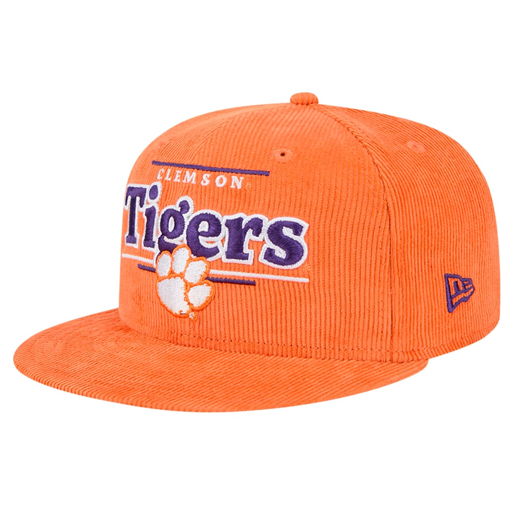 Clemson Tigers New Era Display 9FIFTY Snapback Hat - Orange