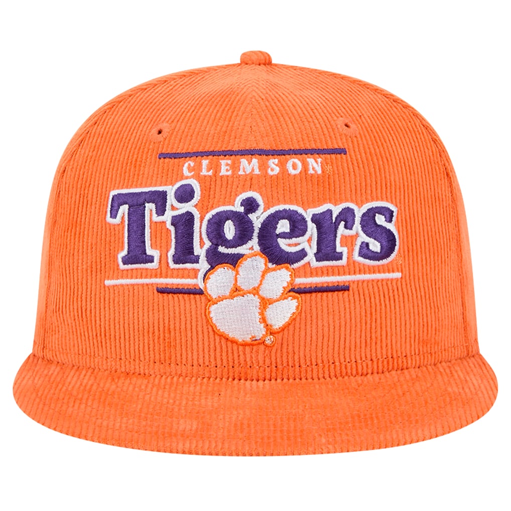 Clemson Tigers New Era Display 9FIFTY Snapback Hat - Orange