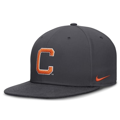 Clemson Tigers Nike Pro Dri-FIT Fitted Hat - Anthracite