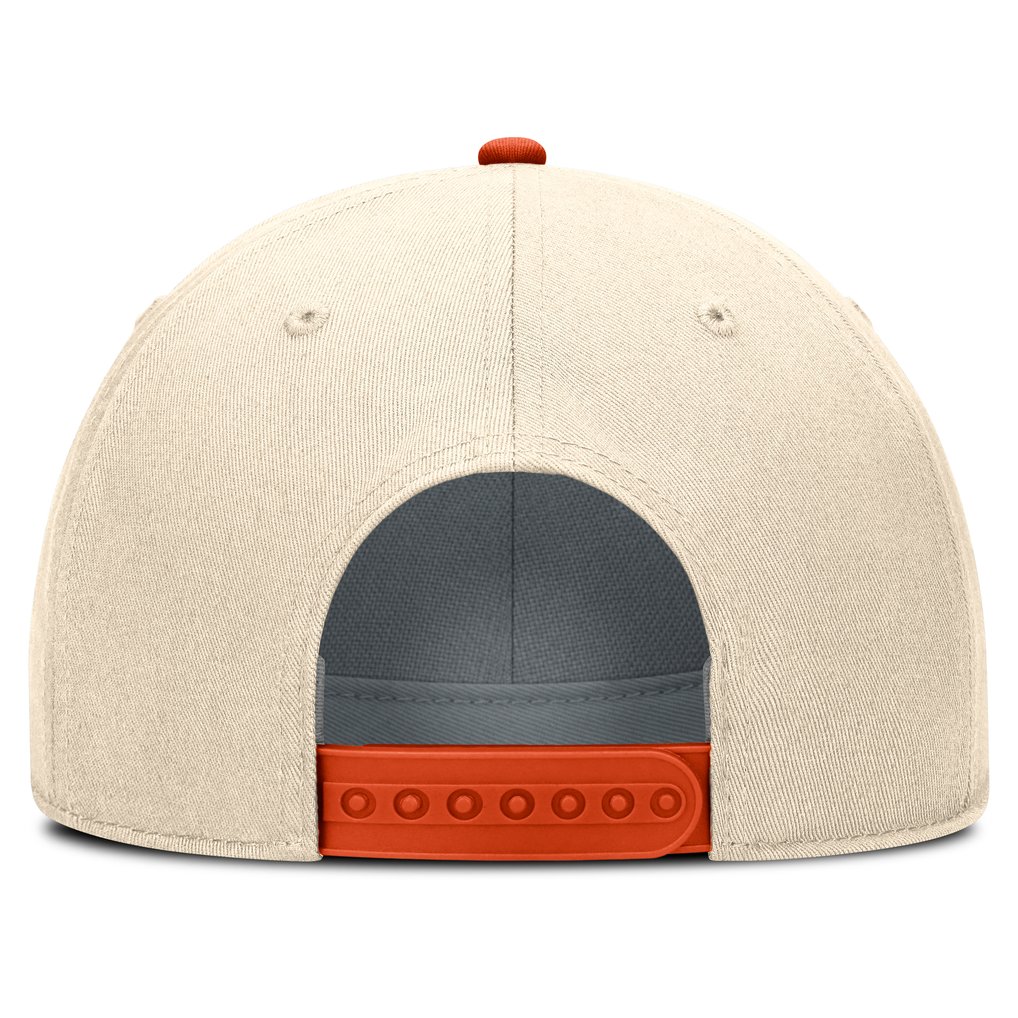 Clemson Tigers Nike Primetime Rise Adjustable Hat - Natural