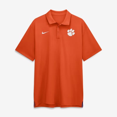 Clemson Tigers Nike 2026 Sideline Tour Dri-FIT Polo - Orange