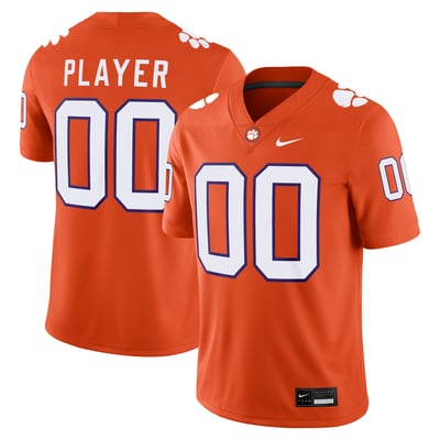 Clemson Tigers Nike NIL Pick-A-Player Game Jersey - Orange
