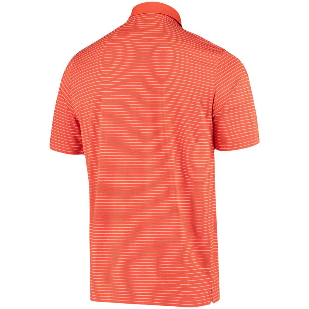 Clemson Tigers Nike Stadium Stripe Team Performance Polo - Orange