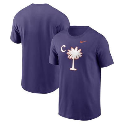 Clemson Tigers Nike Palmetto C T-Shirt - Purple