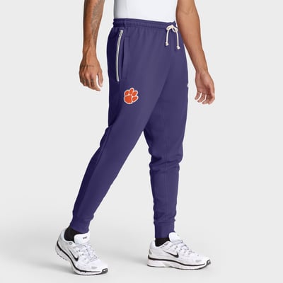 Clemson Tigers Nike Sideline Standard Issue Dri-FIT Taper Pants - Purple
