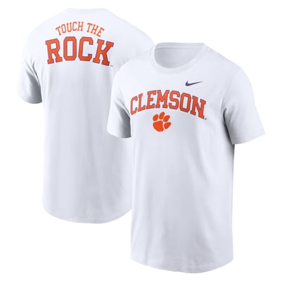 Clemson Tigers Nike Blitz 2-Hit T-Shirt - White