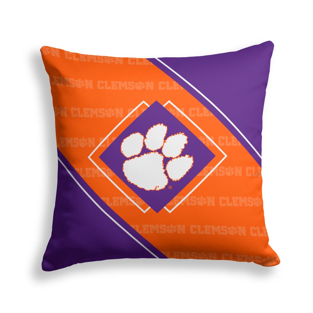Clemson Tigers Pegasus 18" x 18" Diamond Boxed Decor Pillow