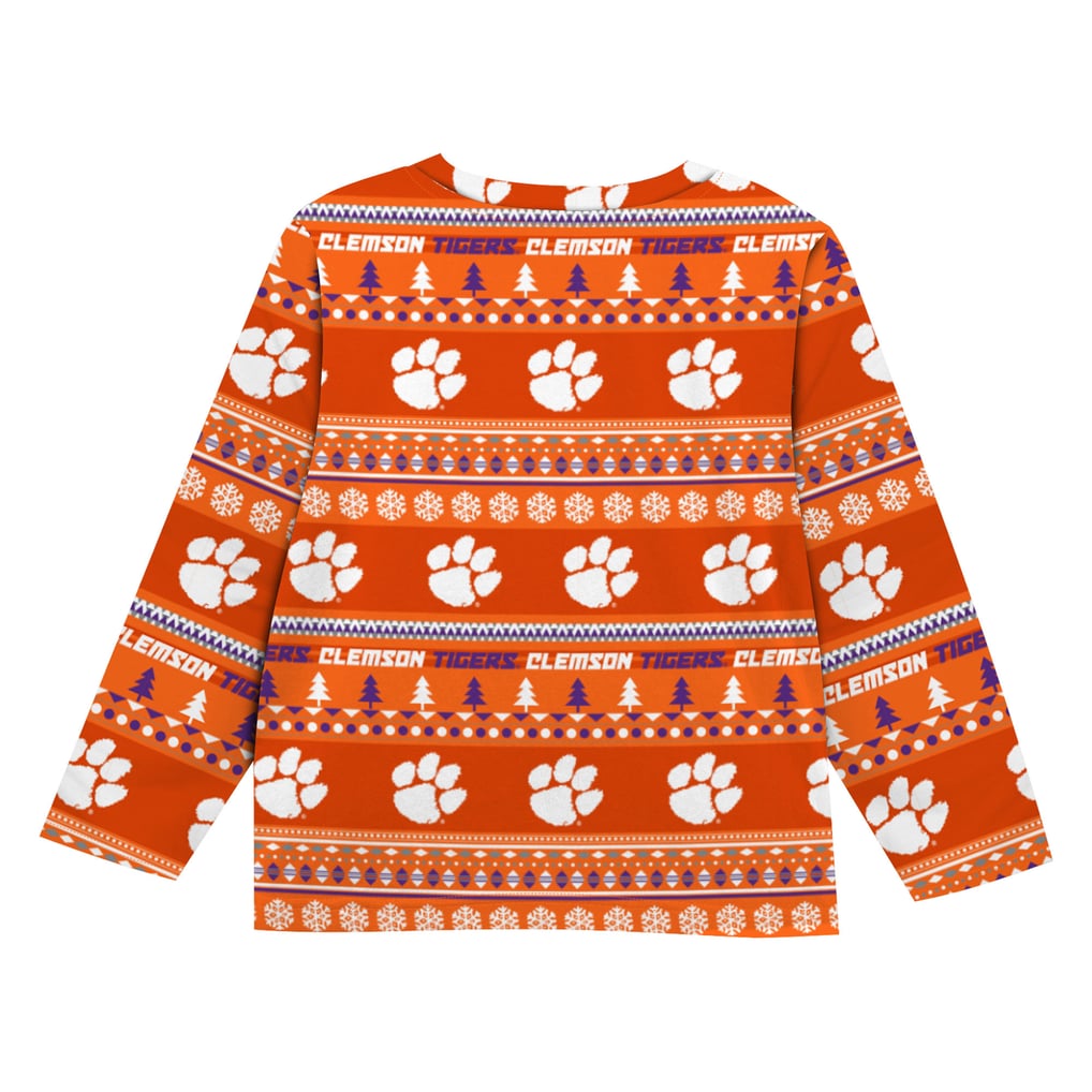  Clemson Tigers Outerstuff Preschool Ugly Sweater Pajama Set - Orange
