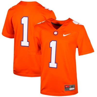 #1 Clemson Tigers Nike Toddler Untouchable Football Jersey - Orange