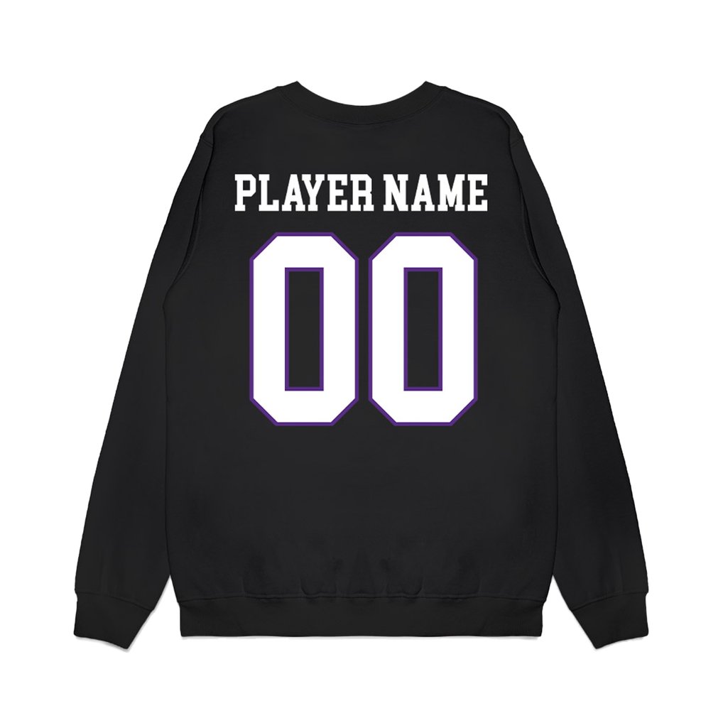 Clemson Tigers Unisex NIL Pick-A-Player Baseball Sweatshirt - Black